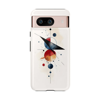 Orbital Drift – Abstract Space Geometry Phone Case for iPhone, Samsung & Pixel
