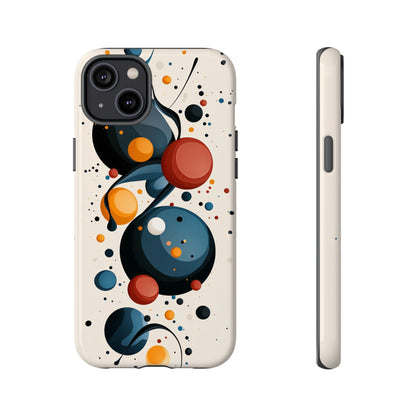 Cosmic Orbit – Abstract Sphere Phone Case for iPhone, Samsung & Pixel
