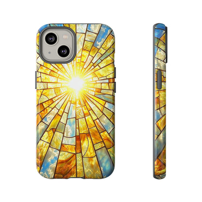 Heavenly Light – Radiant Sunburst Phone Case for iPhone, Samsung & Pixel