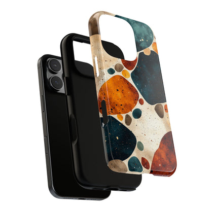 Earthy Terrazzo Stone Phone Case for iPhone, google Pixel & Samsung