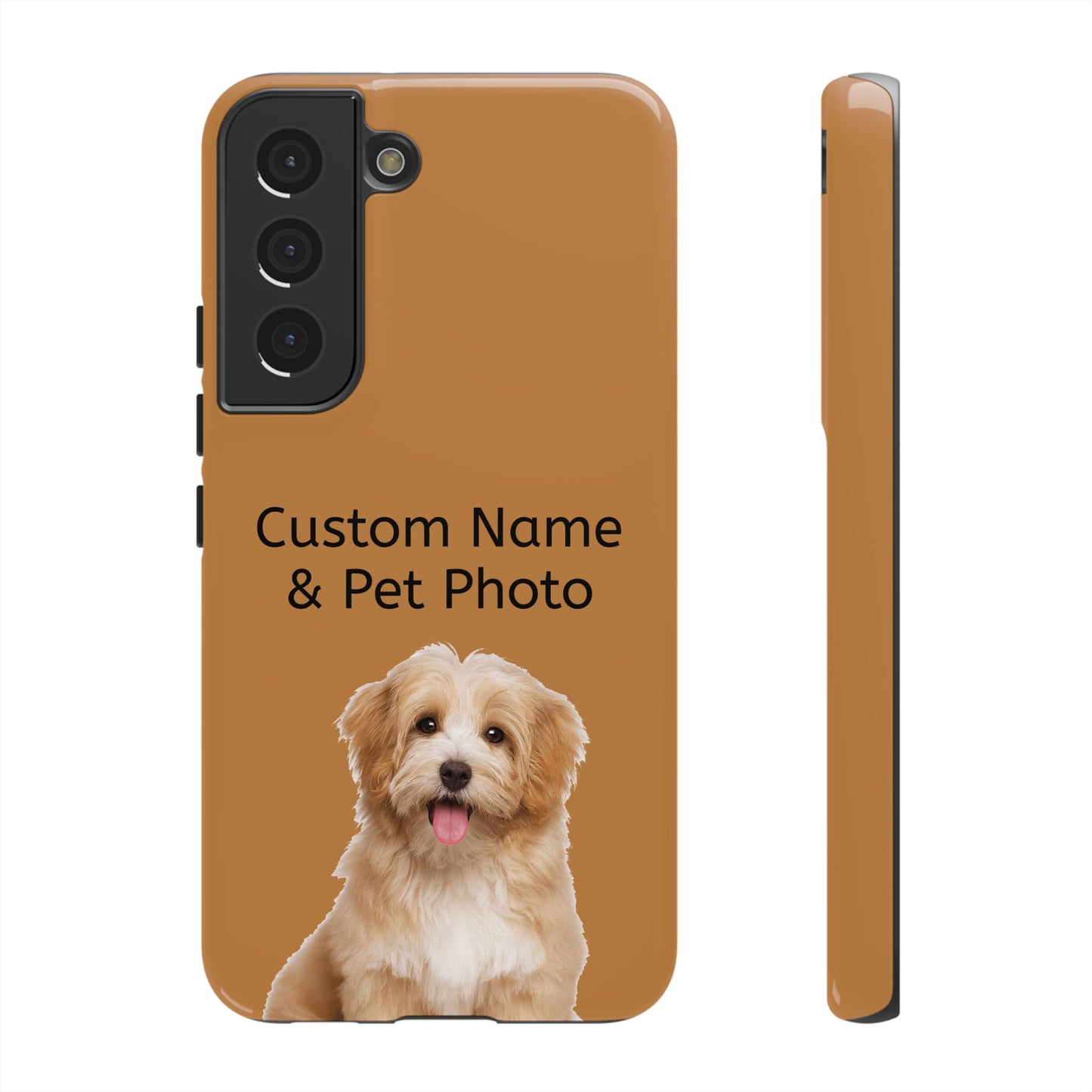 Personalized Custom Pet Phone Case – Add Your Name, Pet Photo or Any Text– Unique Gift for iPhone, Samsung  & Google Pixel – Protective & Stylish Cover"