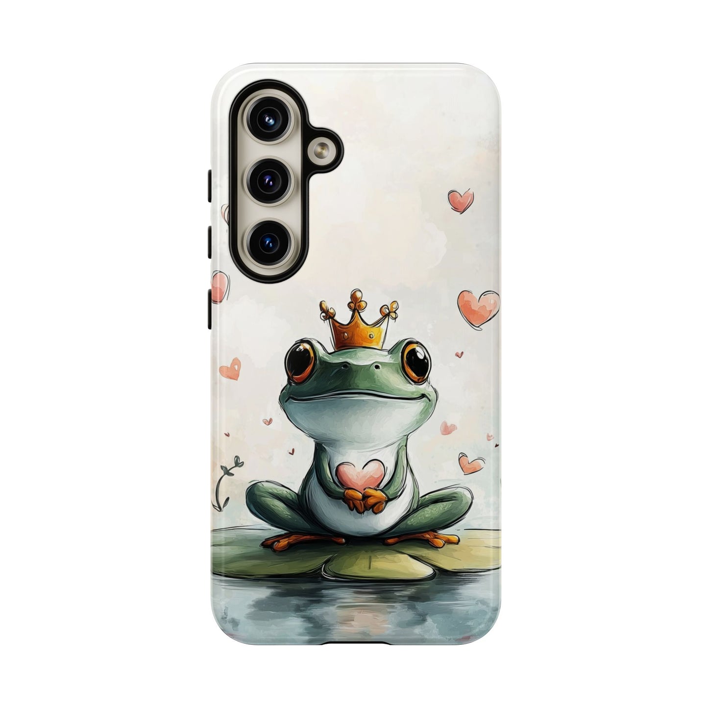 Frog Prince Phone Case – Cute Anime Aesthetic for iPhone, Google Pixel & Samsung
