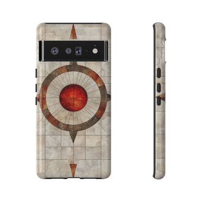 Boho Stone Compass Phone Case for iPhone, Pixel & Samsung