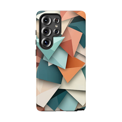 Origami Prism – Abstract Tri-Fold Geometry Phone Case – iPhone, Google Pixel, Samsung