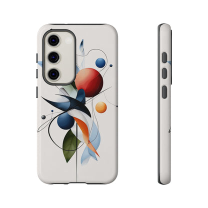 Orbit Bloom – Minimal Abstract Art Phone Case for iPhone, Samsung & Pixel