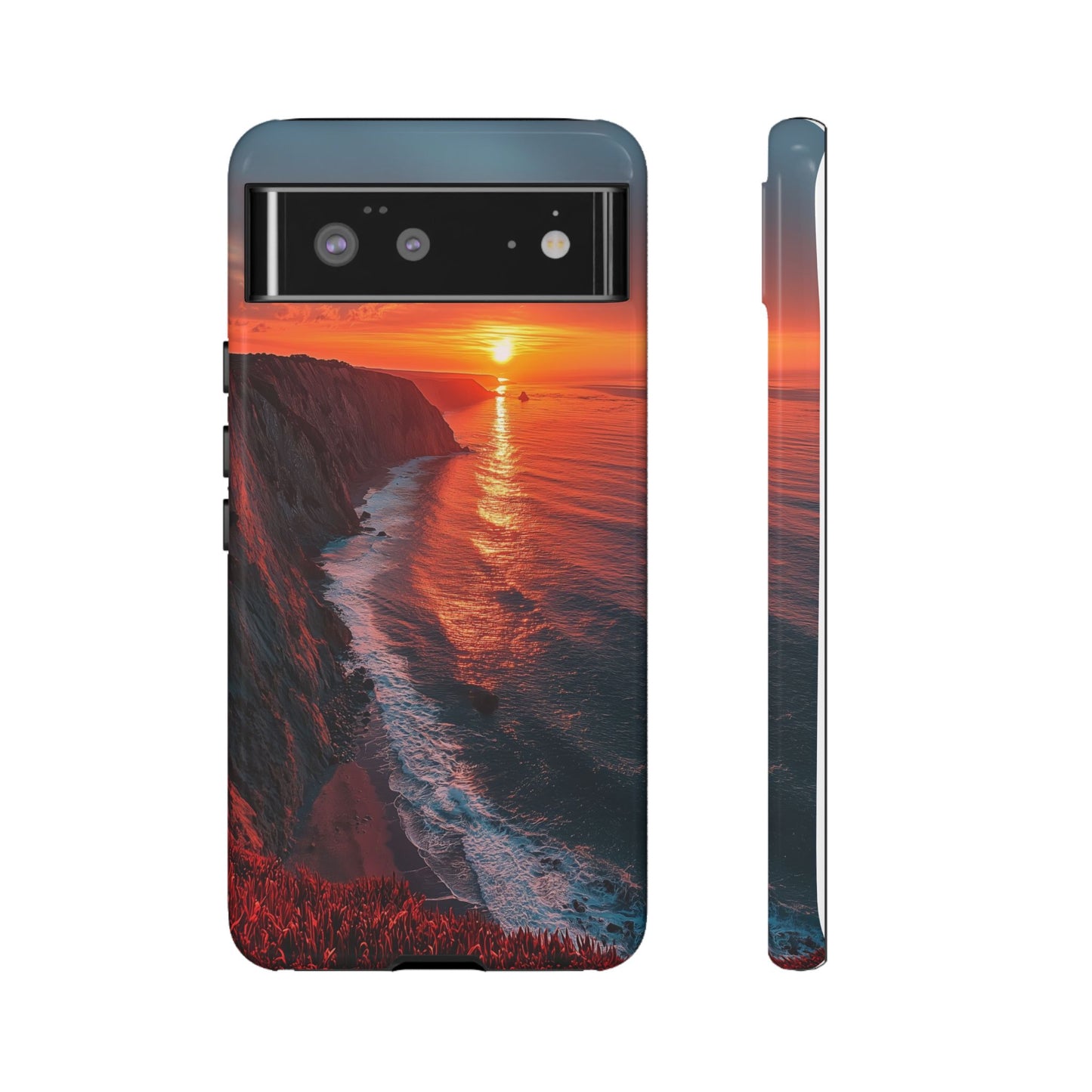 Minimal Nature Scene Case – Calm Landscape for iPhone, Samsung & Pixel