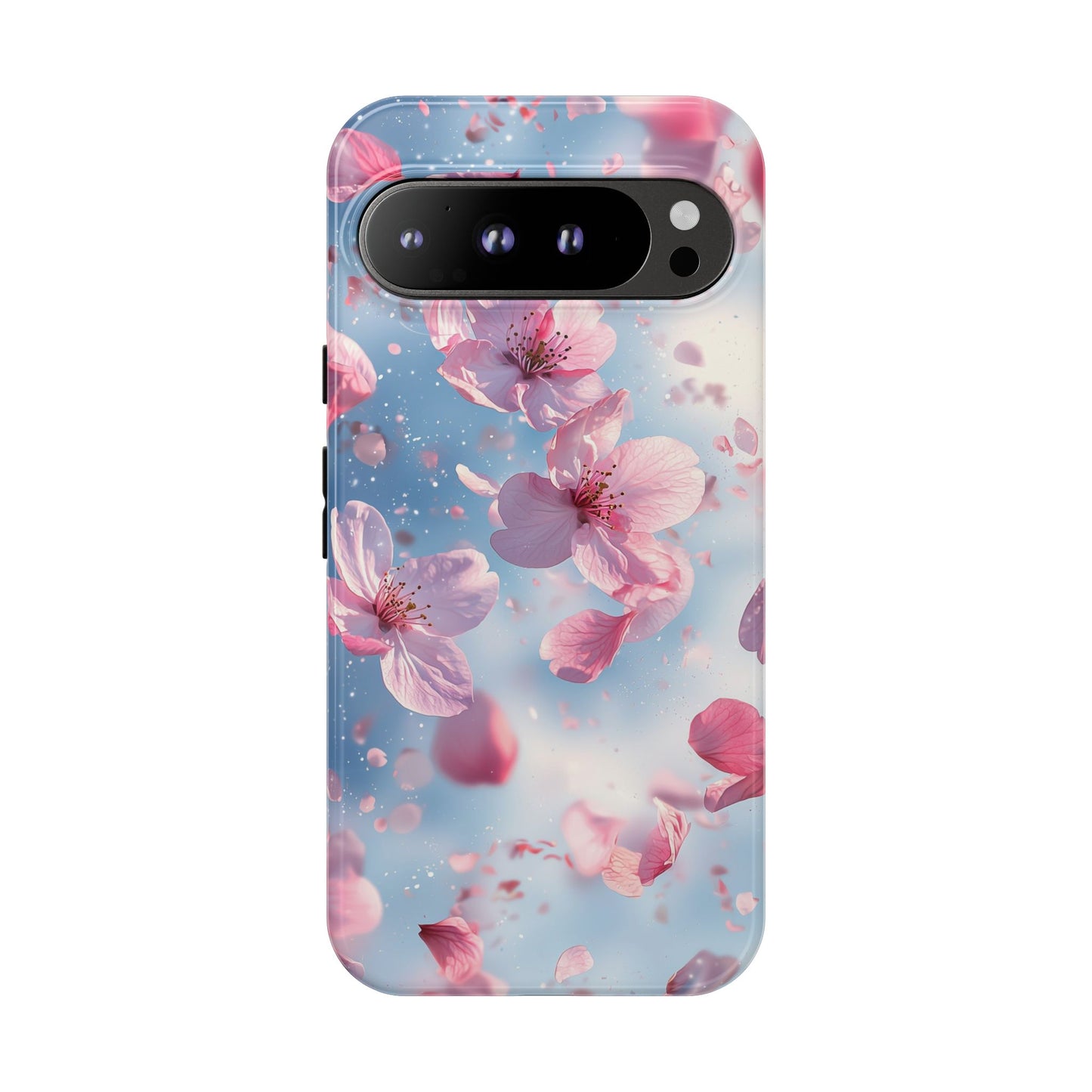 Cherry Blossom Drift Watercolor Phone Case for iPhone, google Pixel & Samsung