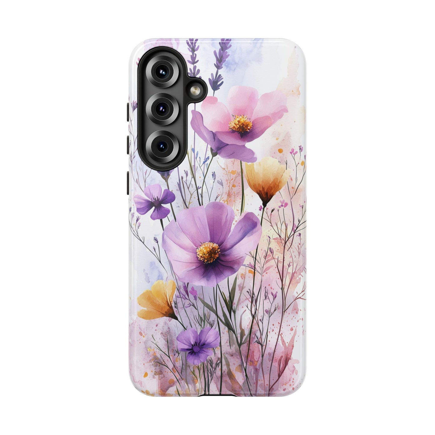 Wildflower Symphony Watercolor Phone Case for iPhone, google Pixel & Samsung