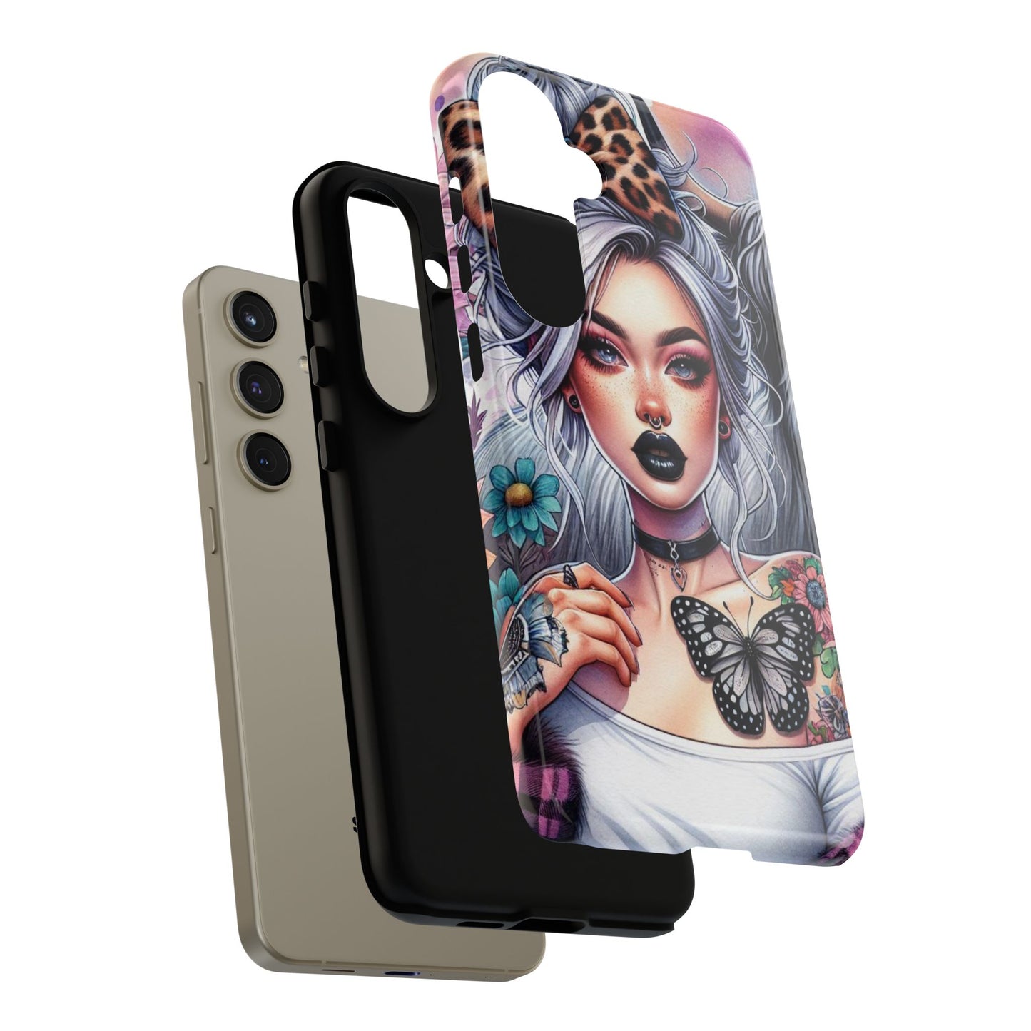 Wild Spirit – Gothic Chic & Nature Fusion Mobile Cover