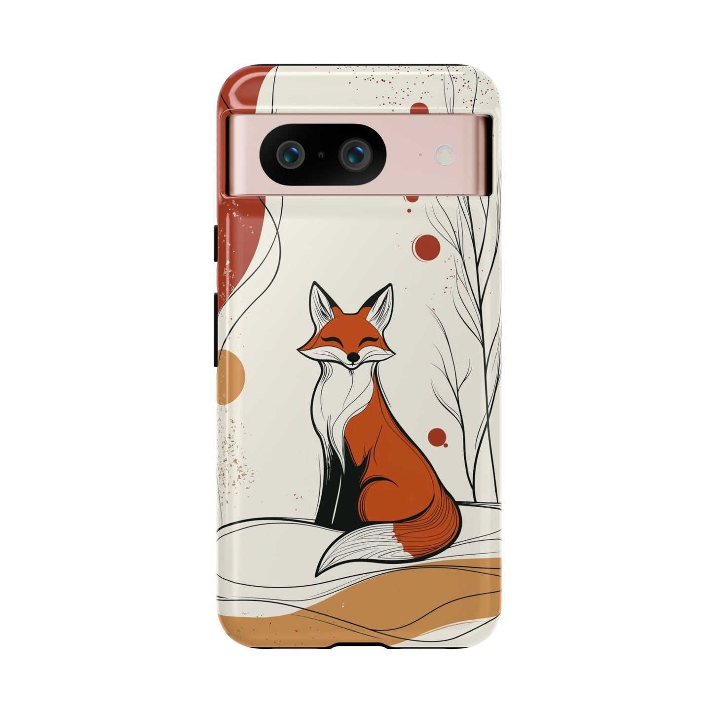 Smiling Fox: Playful Forest Charm Phone Case for iPhone, Samsung & Pixel