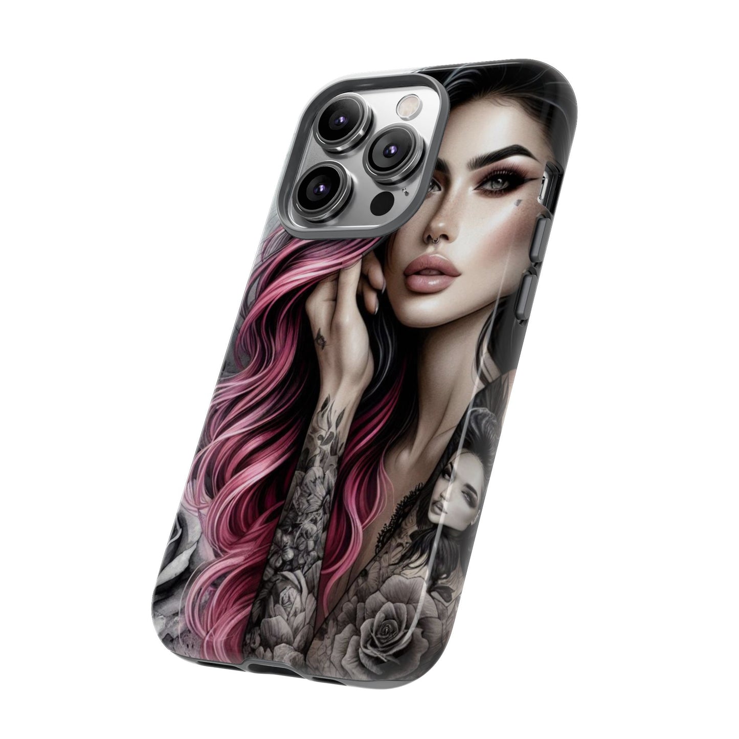 Tattooed Elegance – Gothic Art Mobile Cover