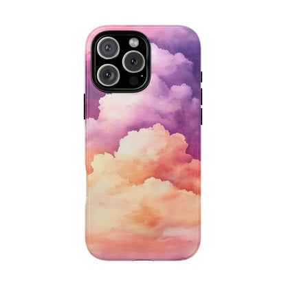 Cotton Candy Skies Watercolor Phone Case for iPhone, google Pixel & Samsung