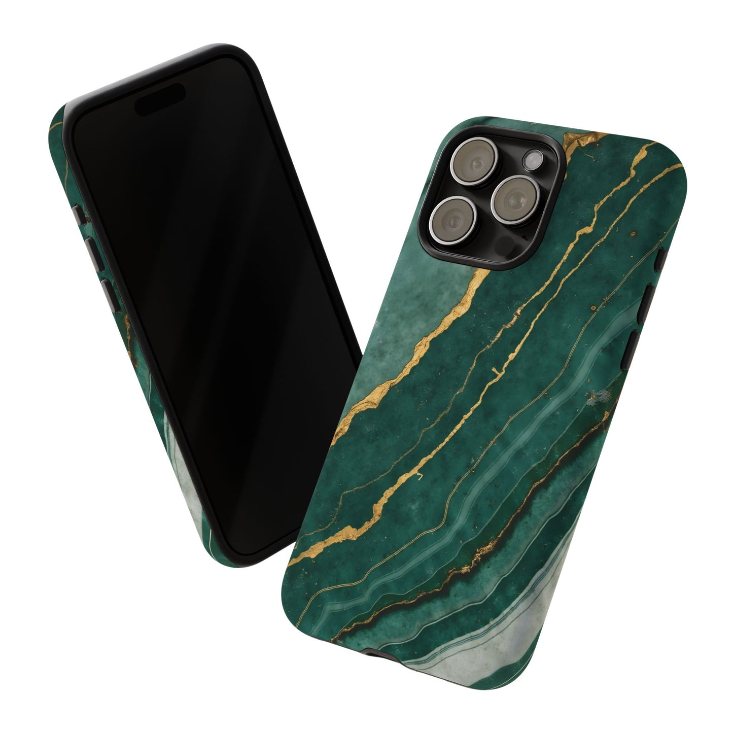Jade Green Marble Case Design