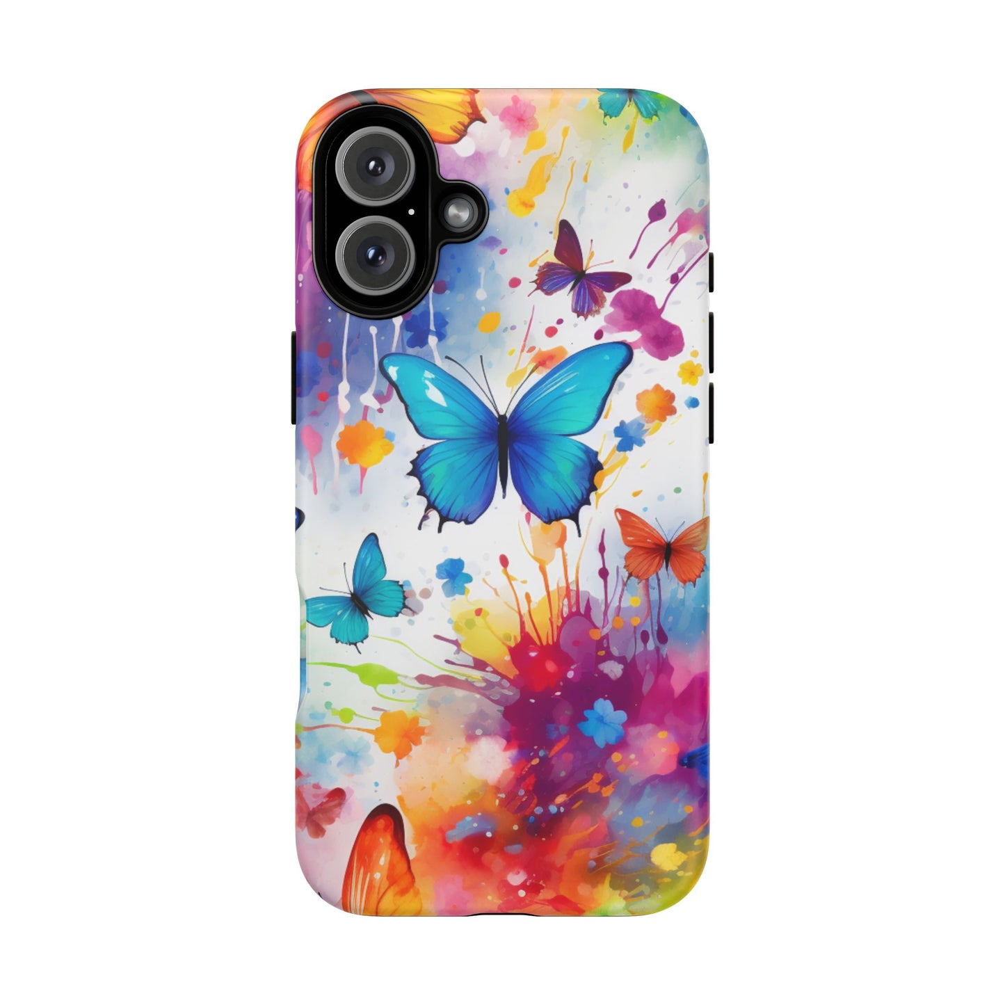 Vibrant Watercolor Butterfly Mobile Case