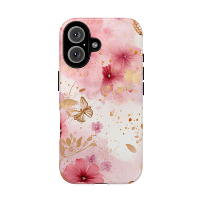 Blush Elegance Floral Mobile Case