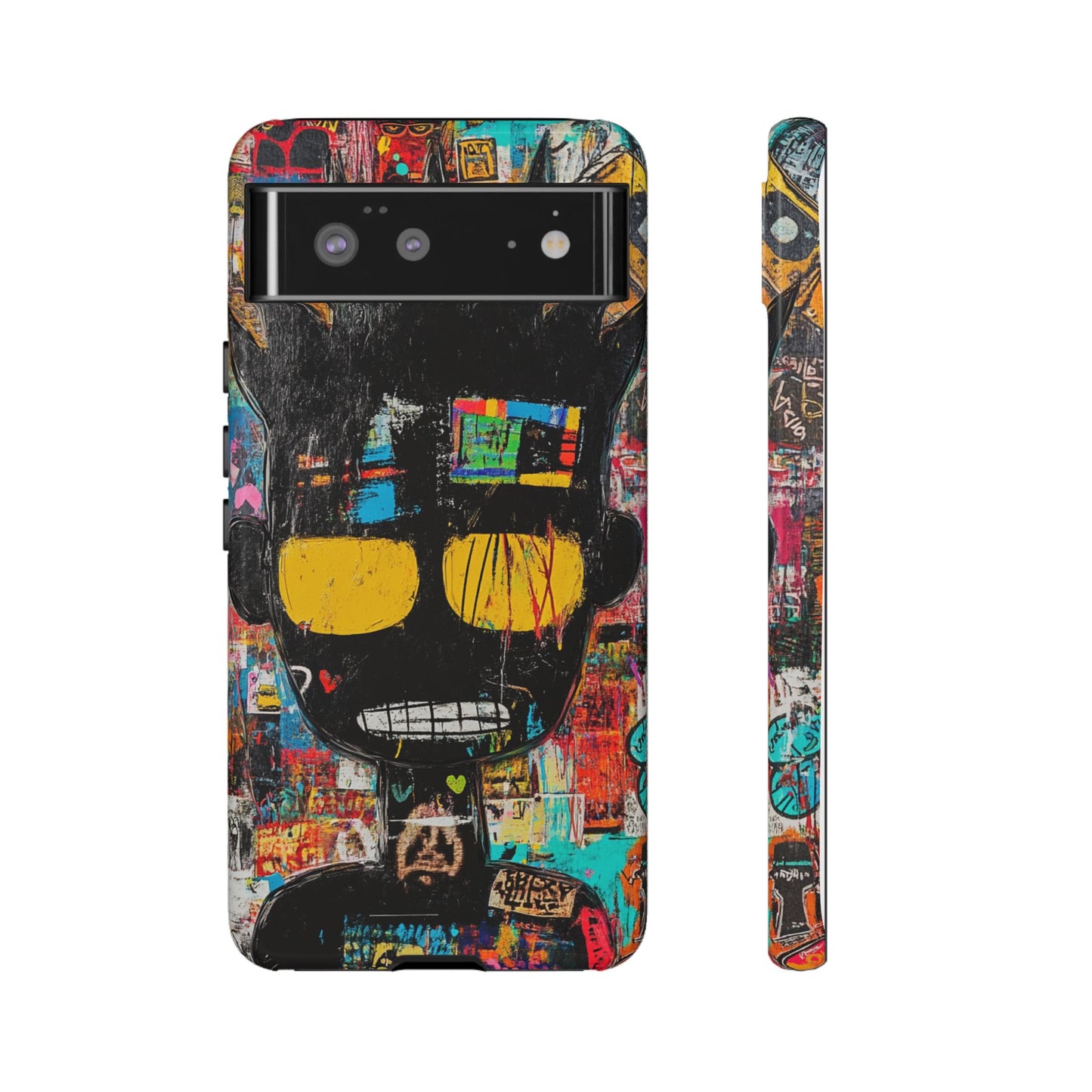 Jean-Michel Basquiat Phone Case – Contemporary Art Design - iPhone, Samsung & Google Pixel Cover - Artistic Painting Case,  Art Lover Gift