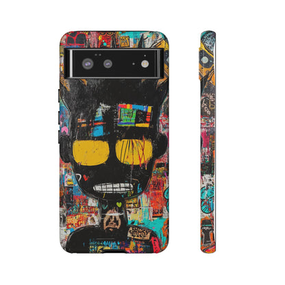 Jean-Michel Basquiat Phone Case – Contemporary Art Design - iPhone, Samsung & Google Pixel Cover - Artistic Painting Case,  Art Lover Gift