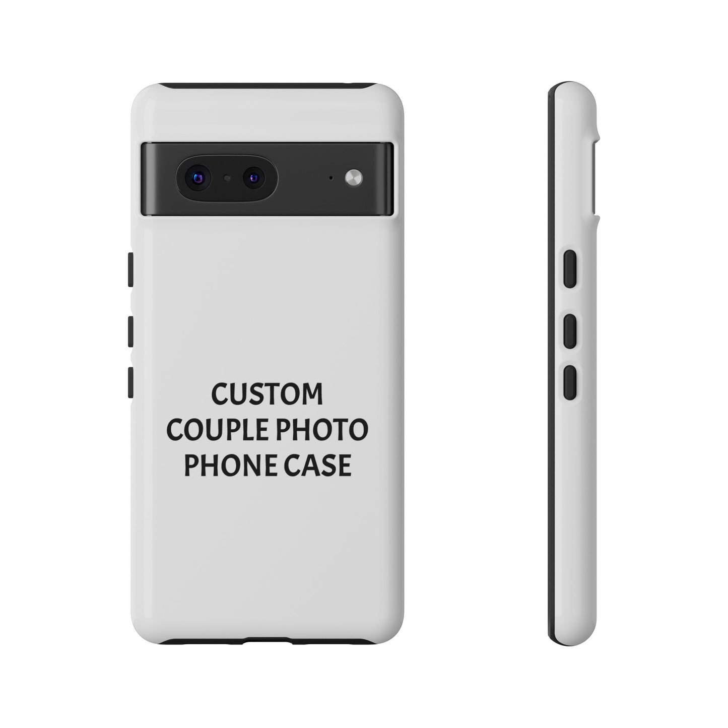 Personalized Custom Couple Photo Phone Case – Add Your Image/Loving Memory – Unique Gift for iPhone, Samsung  & Google Pixel – Protective & Stylish Cover, Couples Gift