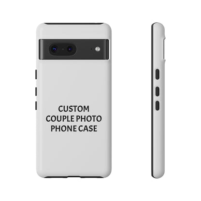 Personalized Custom Couple Photo Phone Case – Add Your Image/Loving Memory – Unique Gift for iPhone, Samsung  & Google Pixel – Protective & Stylish Cover, Couples Gift