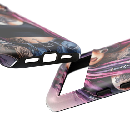 Tattooed Rebel – Gothic Cat Spirit Mobile Cover