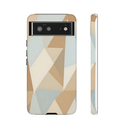 Neutral Geometrical Triangular Abstract Pattern