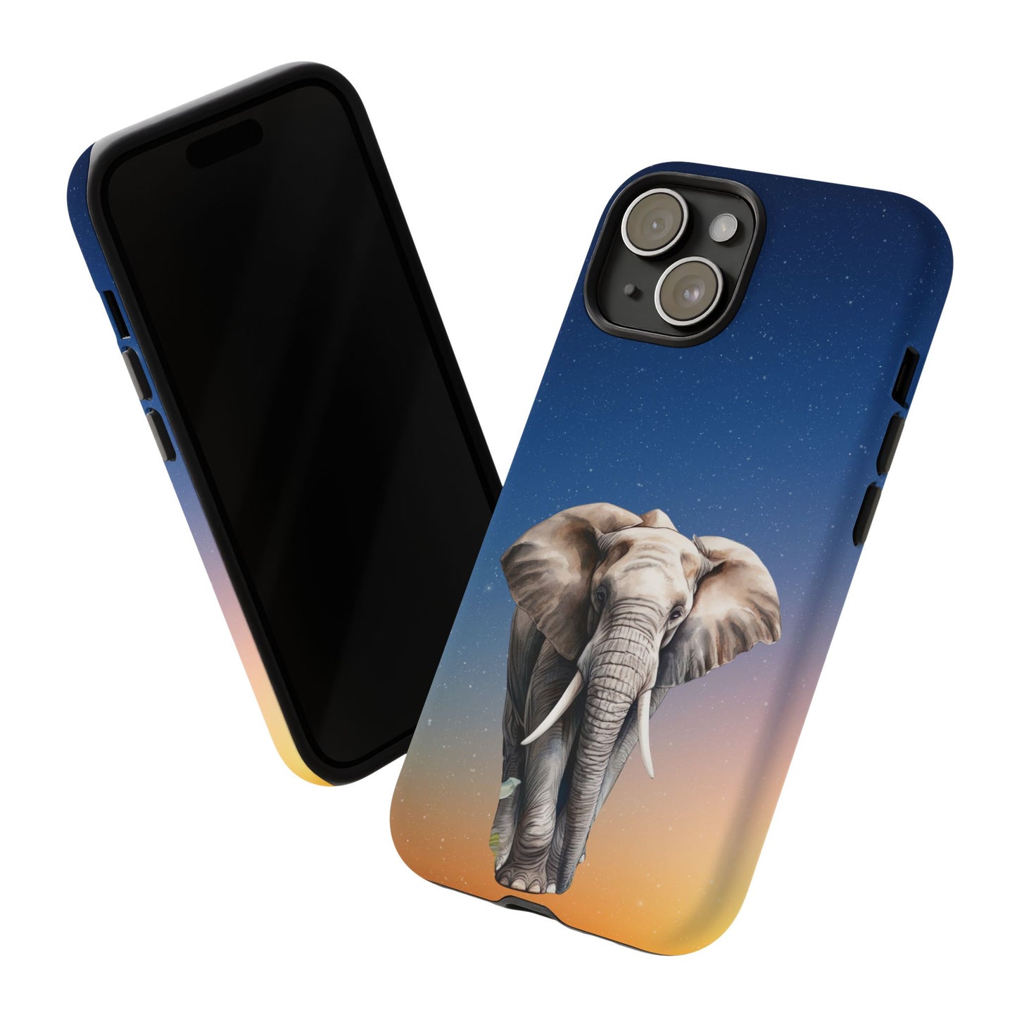 Celestial Elephant Mobile Cover – Dreamy Night Sky Aesthetic