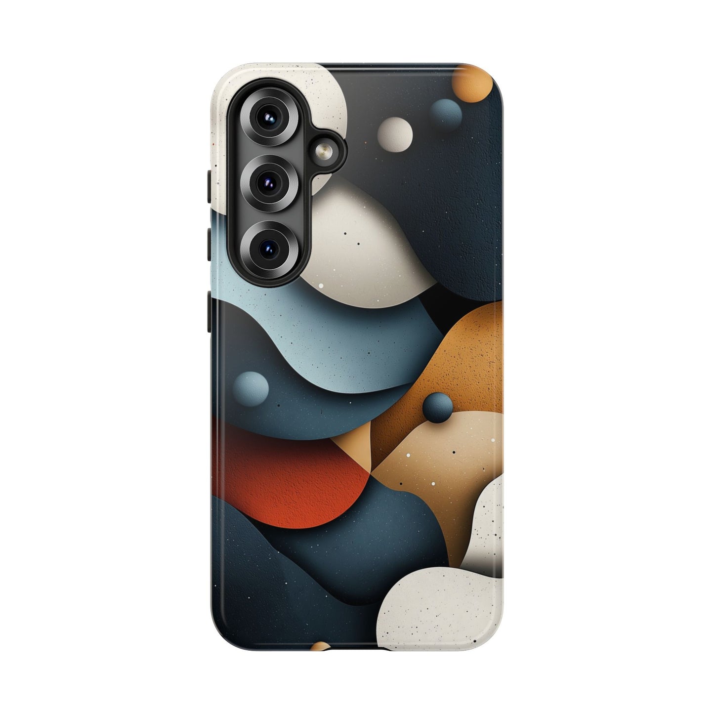 Cosmic Flow – Textured Abstract Phone Case for iPhone, Samsung & Pixel