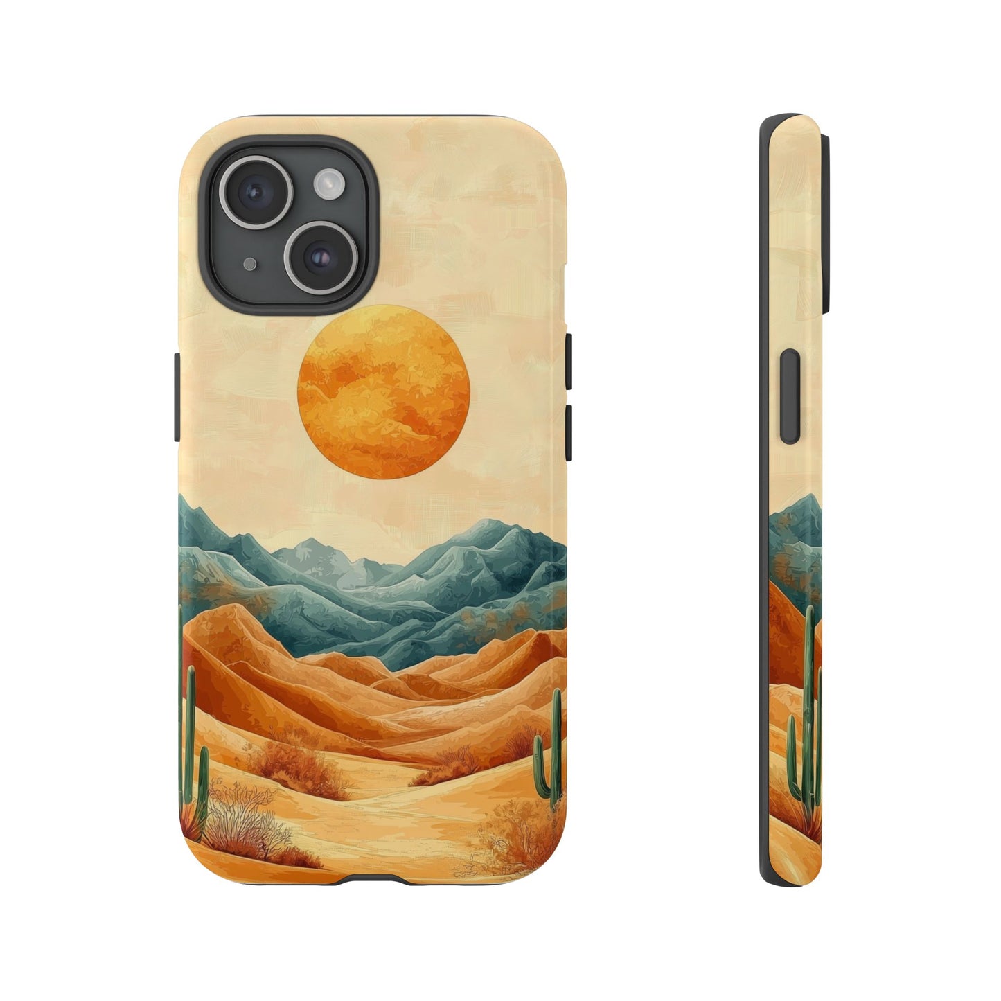 Golden Solstice Desert Boho Phone Case for iPhone, Pixel & Samsung