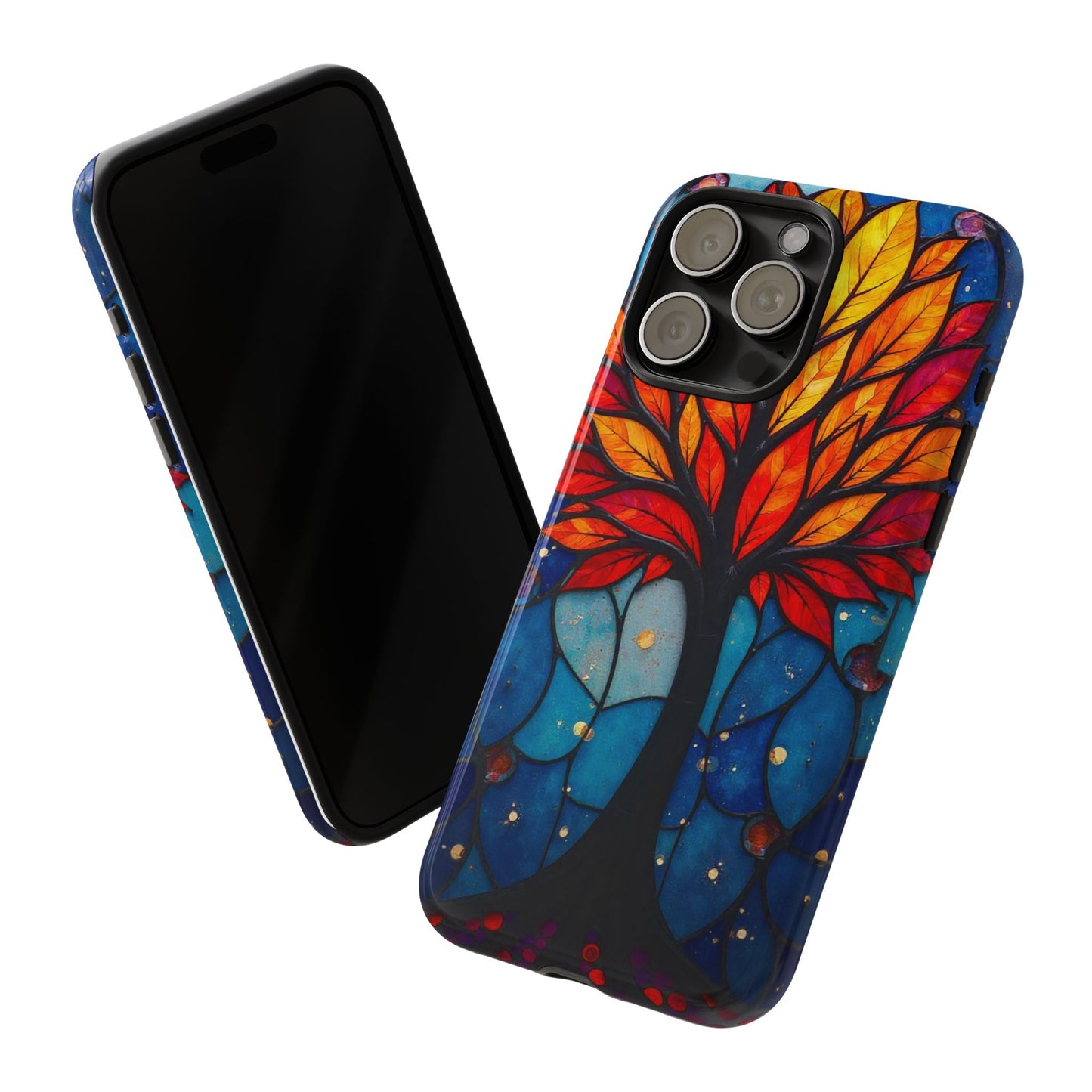 Stained Glass Tree: A Burst of Vibrant Elegance