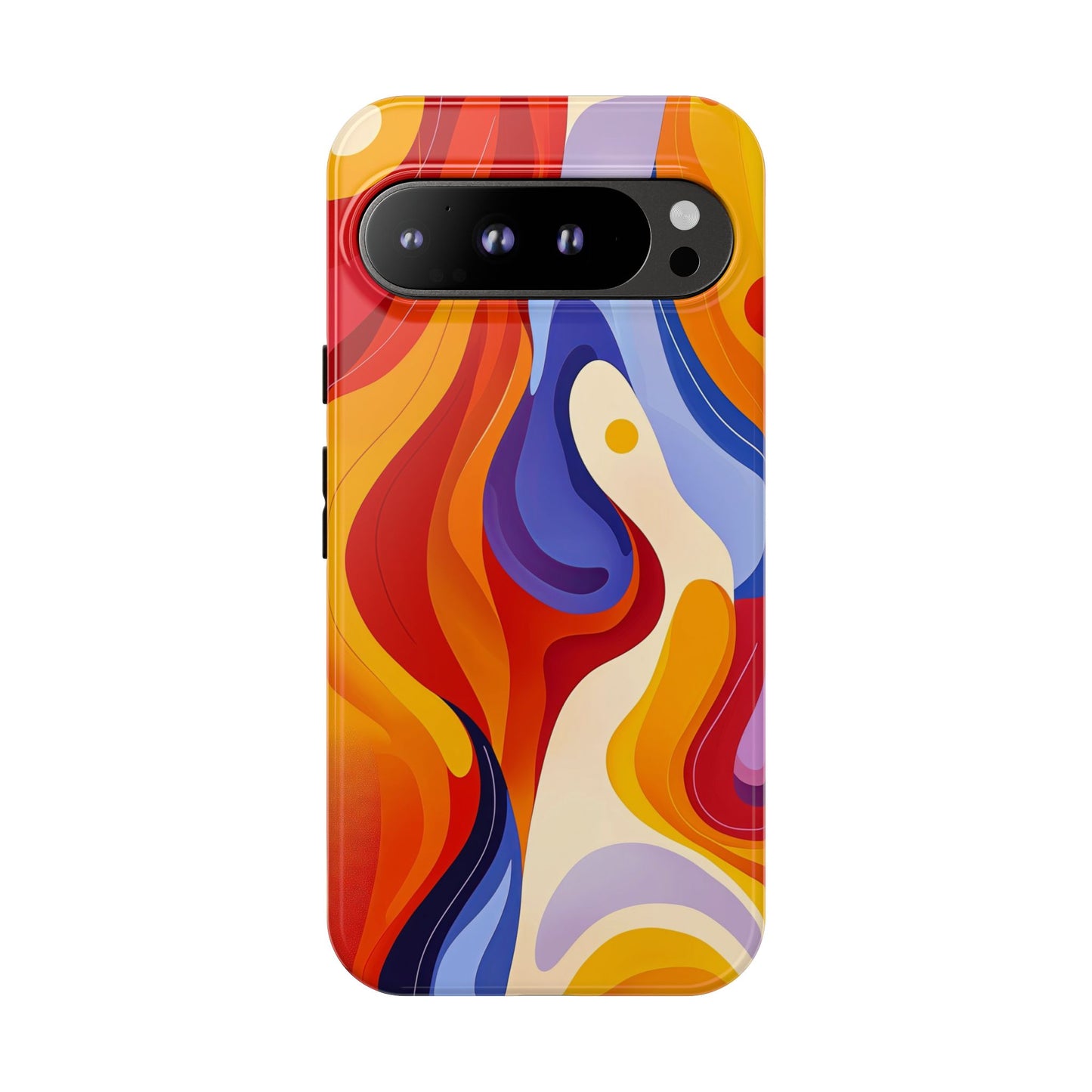 LavaFlow – Vivid Heatwave Abstract Phone Case for iPhone, Samsung & Pixel