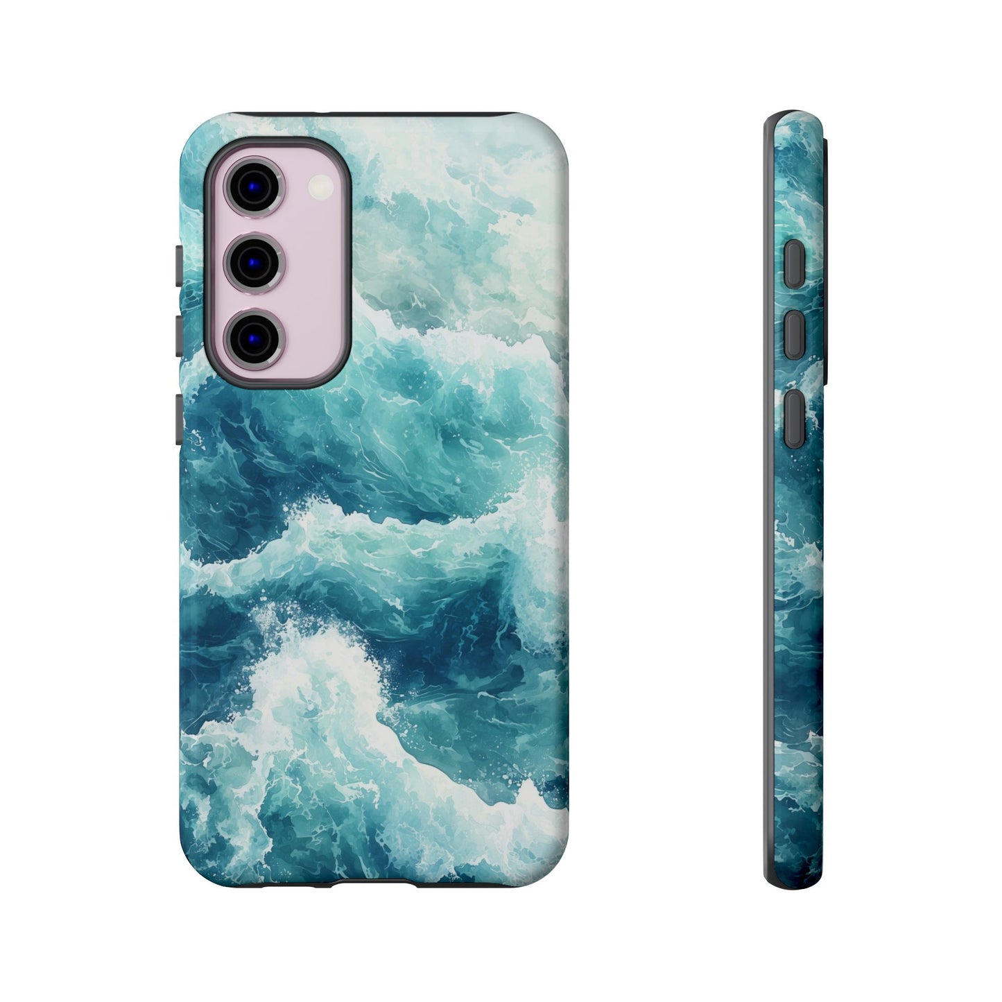 Seafoam Serenity Watercolor Phone Case for iPhone, google Pixel & Samsung