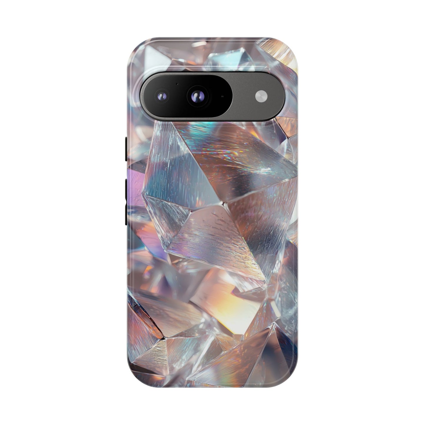 Iridescent Crystal Matching Couple Phone Case – Shimmer & Shine for iPhone, Samsung & Google Pixel