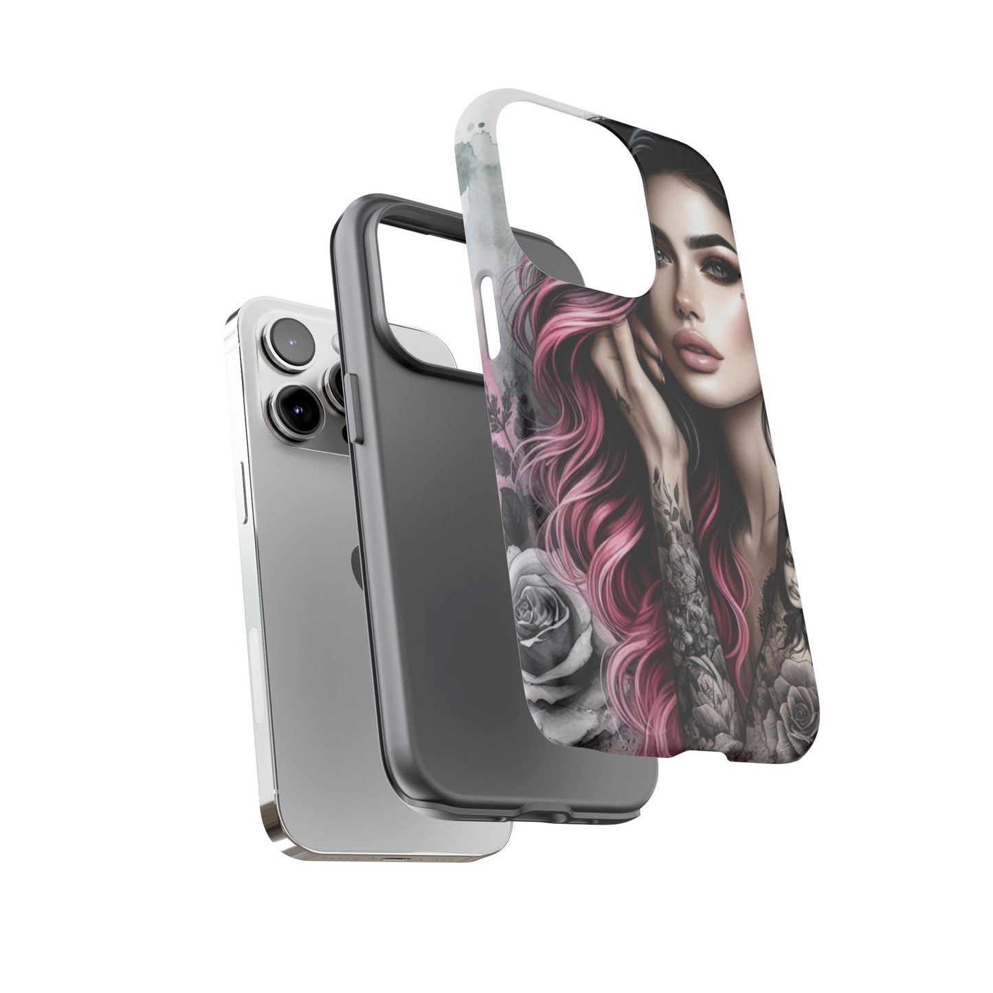 Tattooed Elegance – Gothic Art Mobile Cover