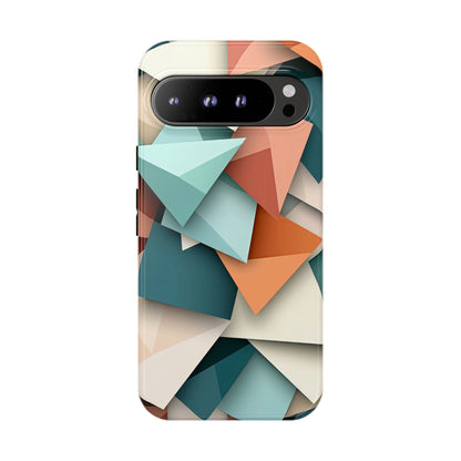 Origami Prism – Abstract Tri-Fold Geometry Phone Case – iPhone, Google Pixel, Samsung