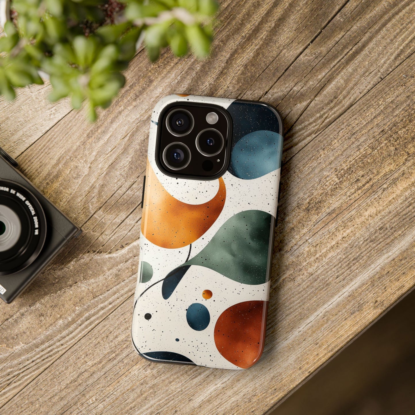 Chic Marble Splatter Phone Case – iPhone, Google Pixel, Samsung