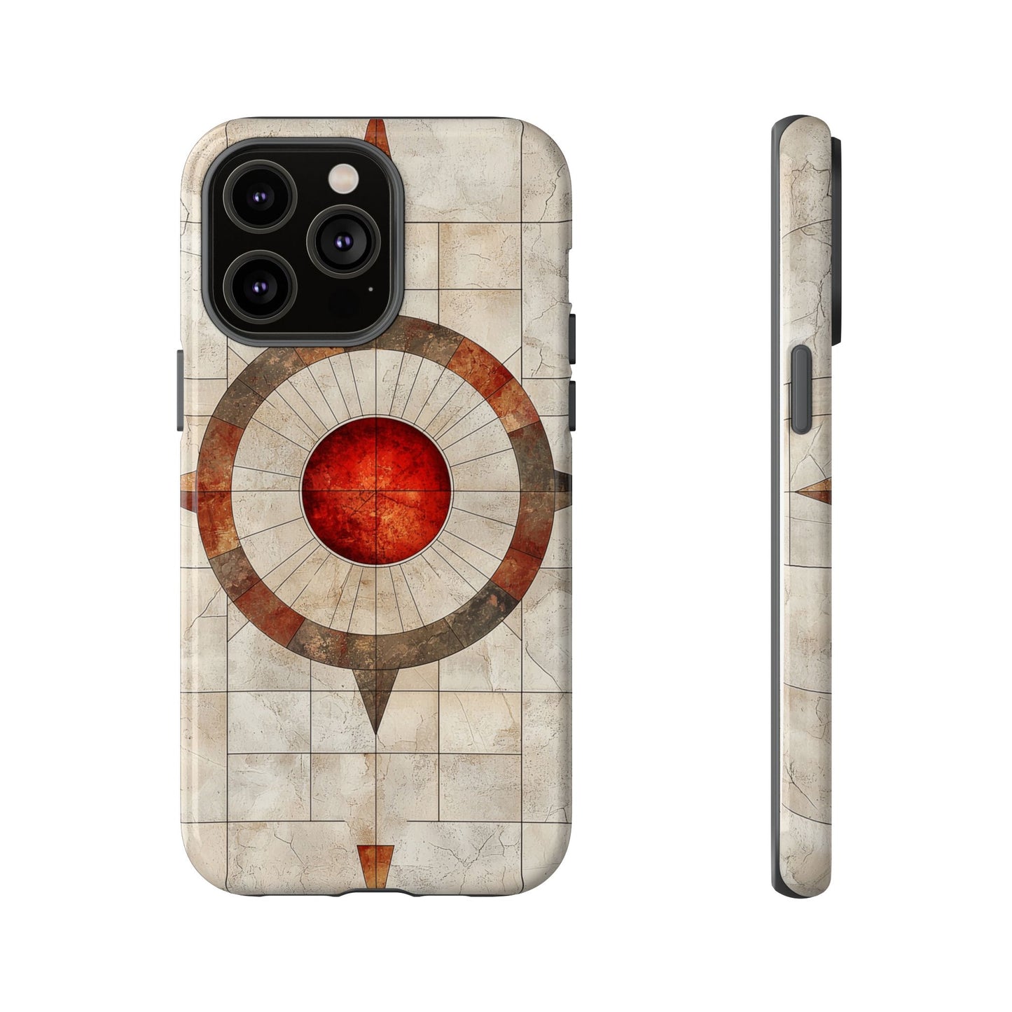 Boho Stone Compass Phone Case for iPhone, Pixel & Samsung