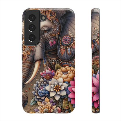 Royal Ornate Elephant Mobile Cover – Luxurious Bohemian Art