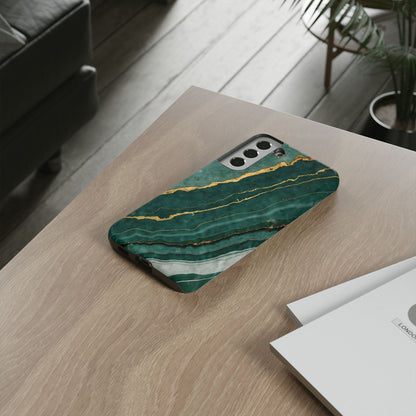 Jade Green Marble Case Design