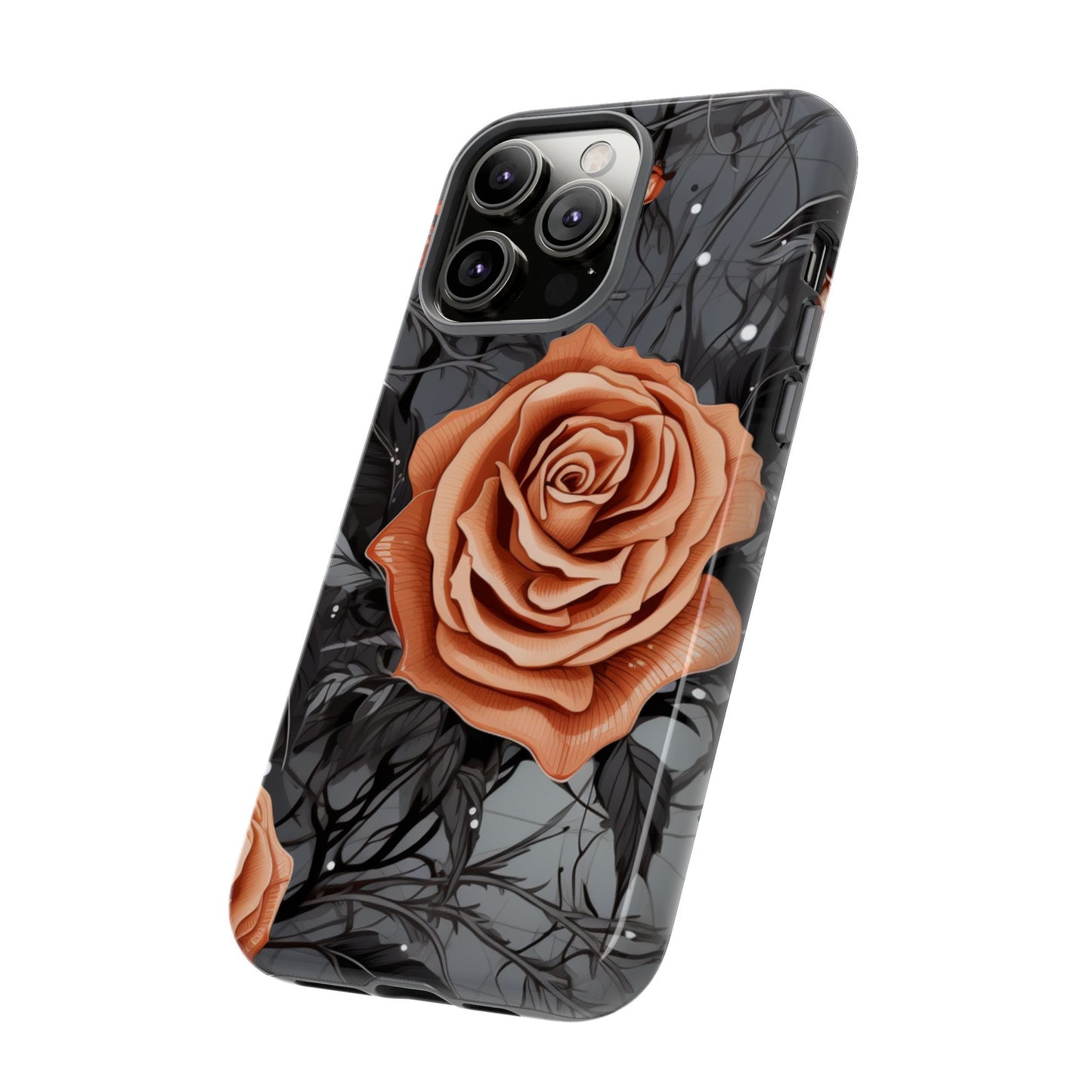 Mystic Noir Rose Mobile Case