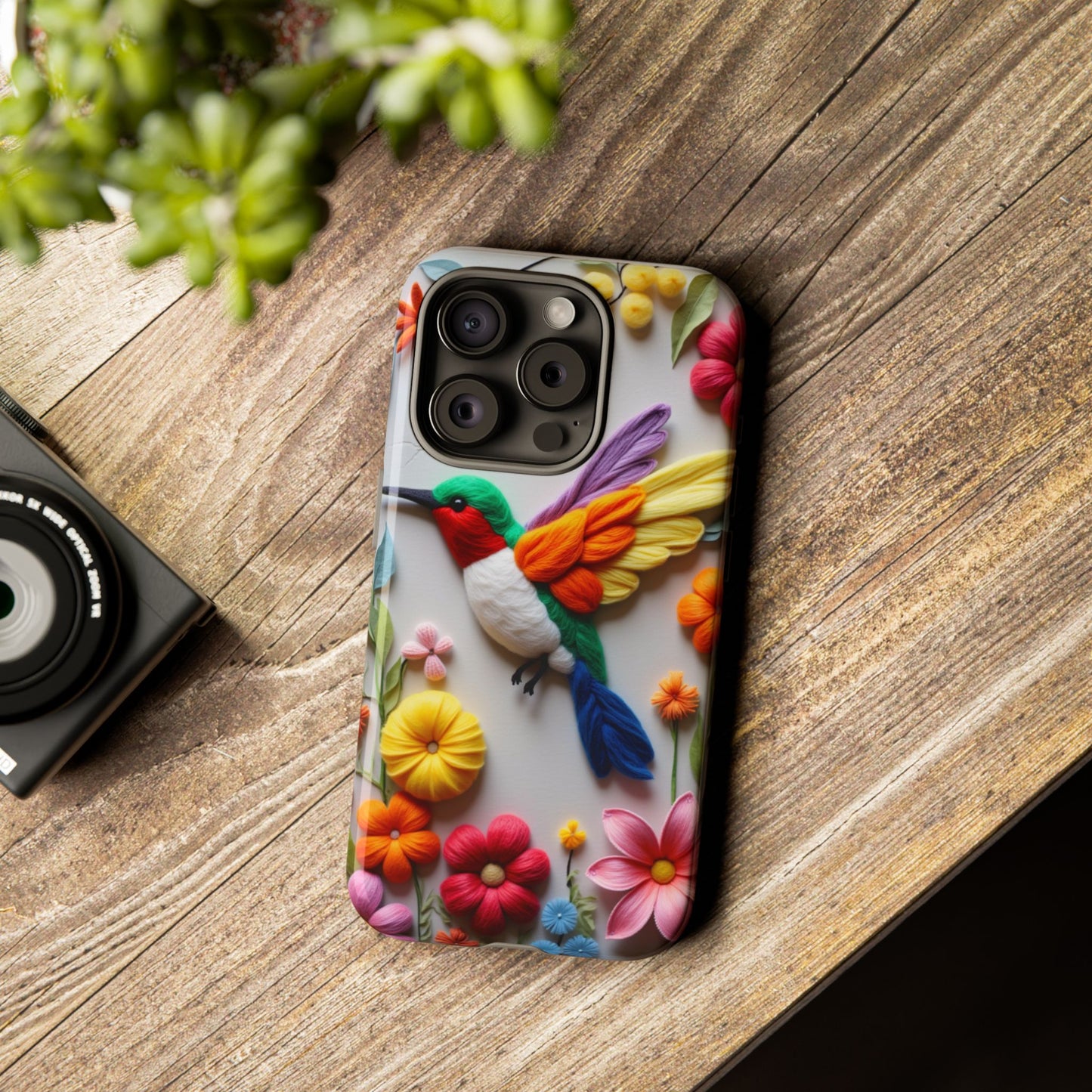 Elegant Hummingbird with Floral Mosaic Design | Nature's Artistic Vibes | Pixel 8 pro