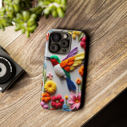 Elegant Hummingbird with Floral Mosaic Design | Nature's Artistic Vibes | Pixel 8 pro