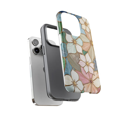 Floral Symphony: Stained Glass Elegance
