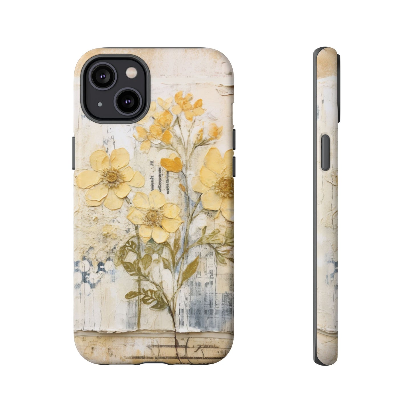 Vintage Botanical Floral Mobile Case