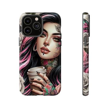 Gothic Rose Coffee Queen Mobile Case