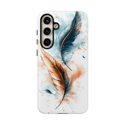 Feather Glow Watercolor Phone Case for iPhone, google Pixel & Samsung