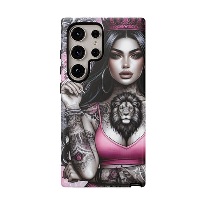 Queen of the Jungle – Regal Tattooed Goddess Mobile Cover
