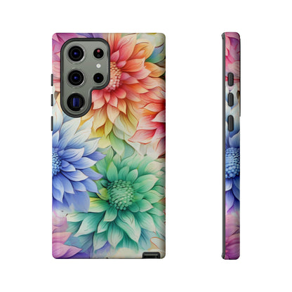 Rainbow Bloom Mandala Floral Mobile Case