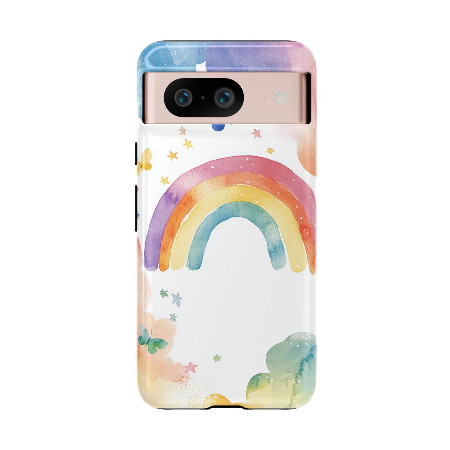 Rainbow Whimsy Watercolor Phone Case for iPhone, google Pixel & Samsung