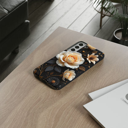 Elegant 3D Floral Design, Botanical Phone Case design for Iphone.
