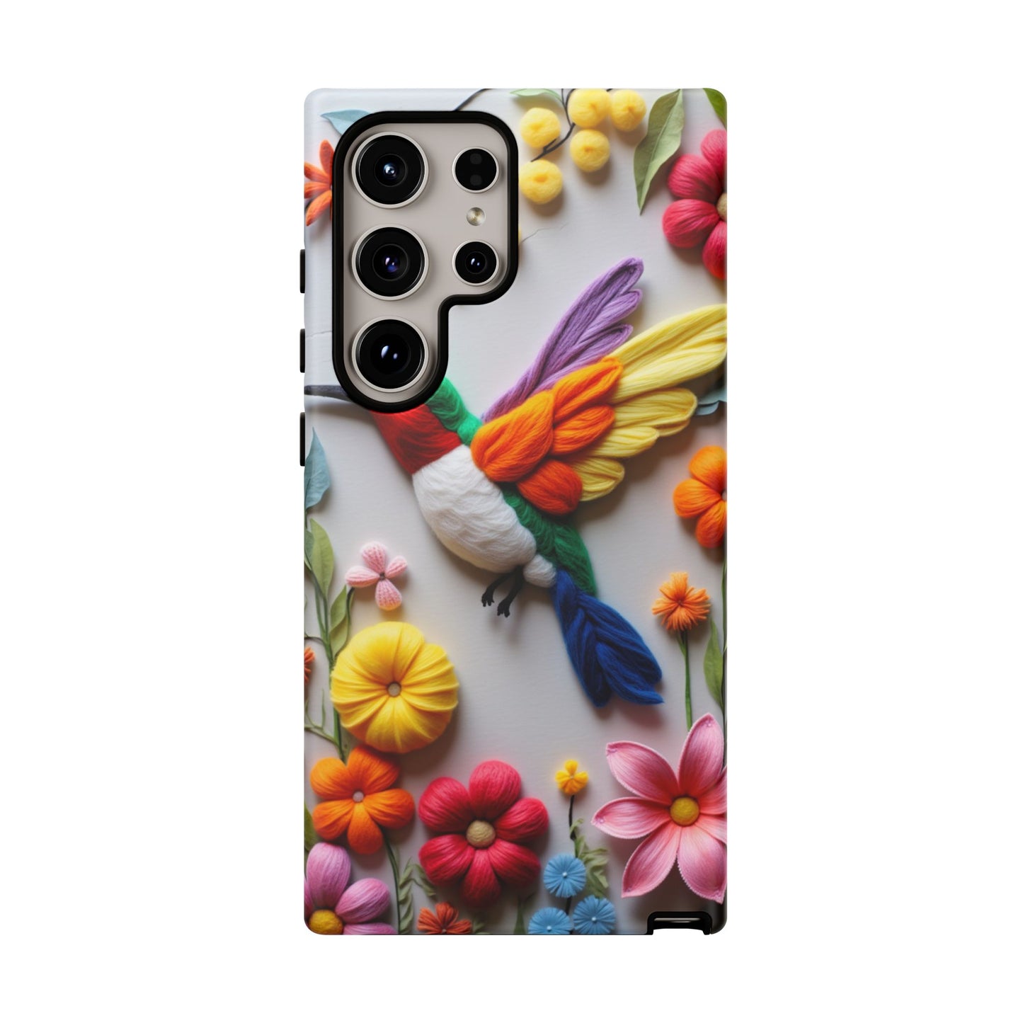 Elegant Hummingbird with Floral Mosaic Design | Nature's Artistic Vibes | Pixel 8 pro